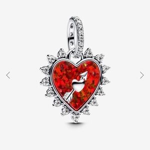 Authentic Pandora Spinnable Arrow Heart Charm